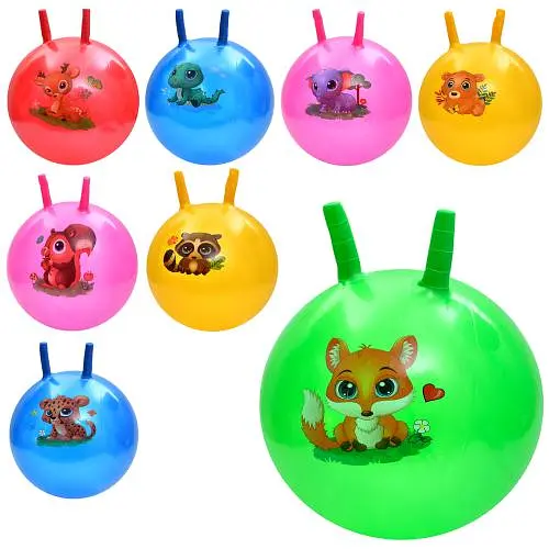 Мяч для фитнеса с рожками, MS4284, 320 г, 45 см (В ассортименте) - фото 2