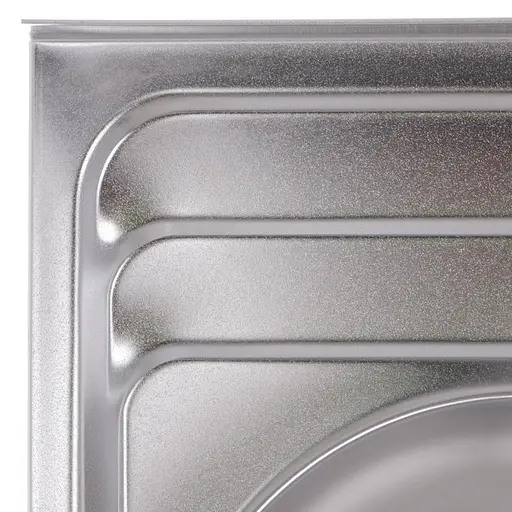 Кухонная мойка накладная ZERIX Z8060B-08-180E satin (ZX1620) - фото 2