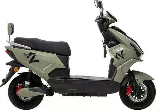 Електроскутер Двомісний Crosser CR23 (2500W, 72V/23Ah) Зелений - фото 6