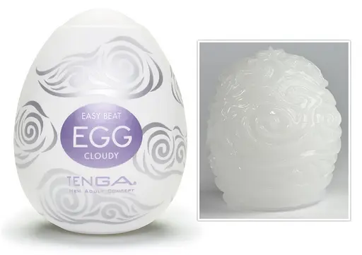 Мастурбатор яйце Tenga Egg Hard Boiled Cloudy білий - фото 5