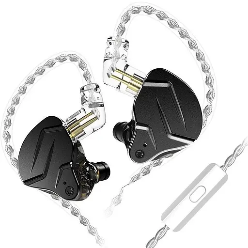 Наушники Knowledge Zenith ZSN Pro X с микрофоном black
