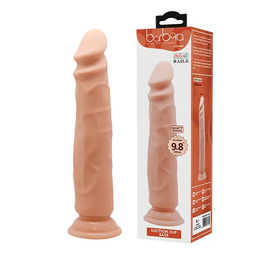 Фалоімітатор Barbara Alcmene Dildo 9.8" 25 см тілесний - фото 9