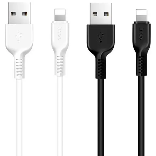 Usb кабель Hoco Lightning для iPhone 5 6 7 8 X Білий - фото 2