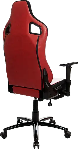 Геймерское кресло GT Racer черное с красным (X-5107 Black/Coral) - фото 4