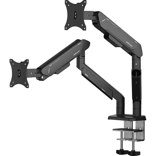 Настільне кріплення для моніторів Anda Seat Stealth Pro II Duo 17-42` Full Black (AD-W-A9-2S-BB) [148294] - фото 5