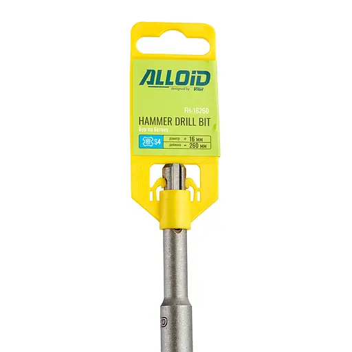 Бур по бетону Alloid Building Tools SDS-plus S4 16x260 мм (FH-16260) - фото 2