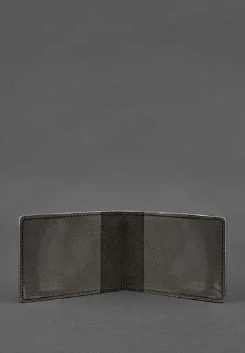 Кожаная обложка для разрешения на оружие темно-коричневая - фото 4