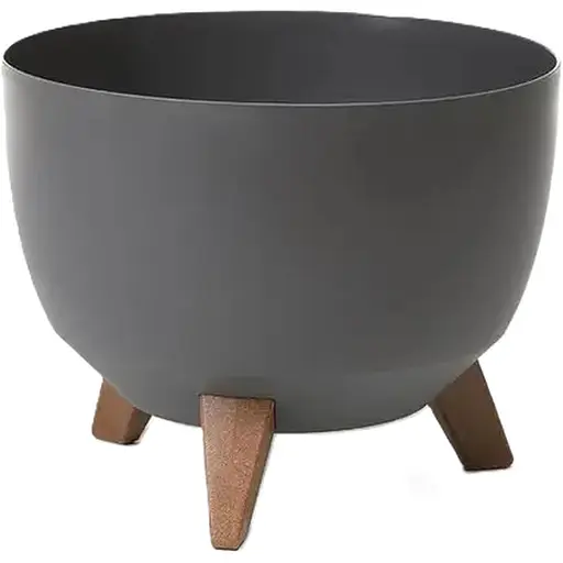 Вазон Lamela 33 см антрацит (000024395) - фото 1