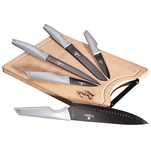 Набор ножей с разделочной доской Berlinger Haus Moonlight Collection (BH-2833)
