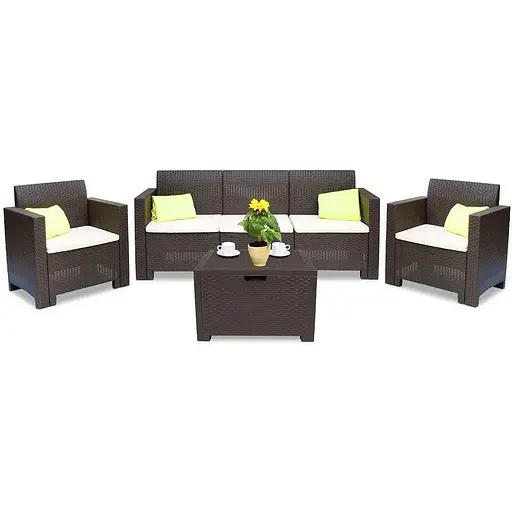 Набор садовой мебели Bica Nebraska 3 коричневый - фото 2