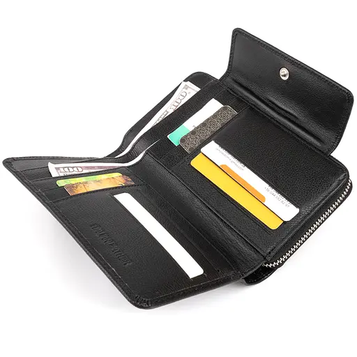 Кожаный женский кошелек ST Leather 19х9.5х2.5 см acs0015409 - фото 5