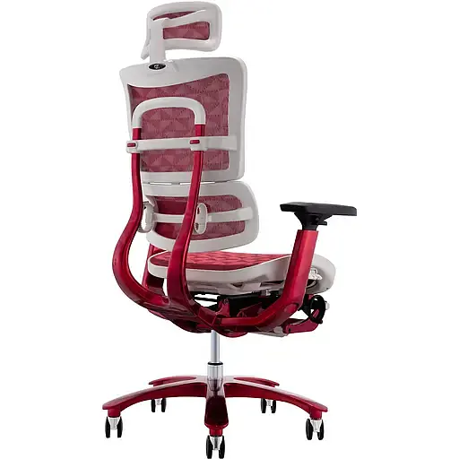 Офисное кресло GT Racer X-815L, красно-белое (X-815L White/Red (W-52)) - фото 5