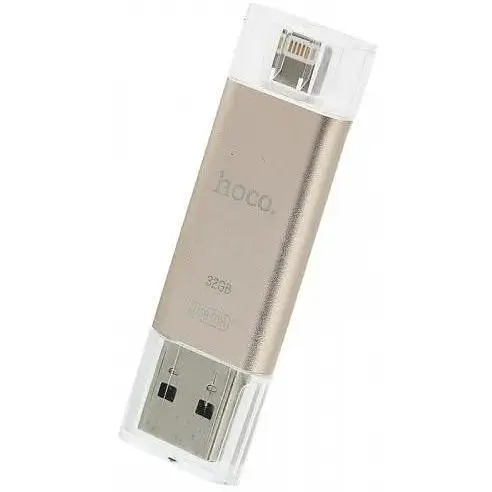 Флешка USB - lightning накопичувач MFI 2-в-1 Hoco UD2 32GB - фото 1