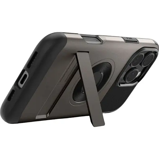 Оригинальный противоударный чехол Spigen Slim Armor (MagFit) MagSafe для iPhone 16 Pro Max Gunmetal ACS08033 - фото 4