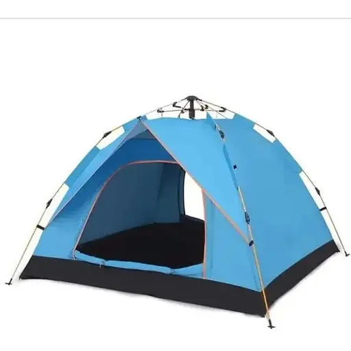 Туристичний намет OldBro 2-х місний 200х150х120 з 2 входами автомат Оксфорд одношаровий - фото 1