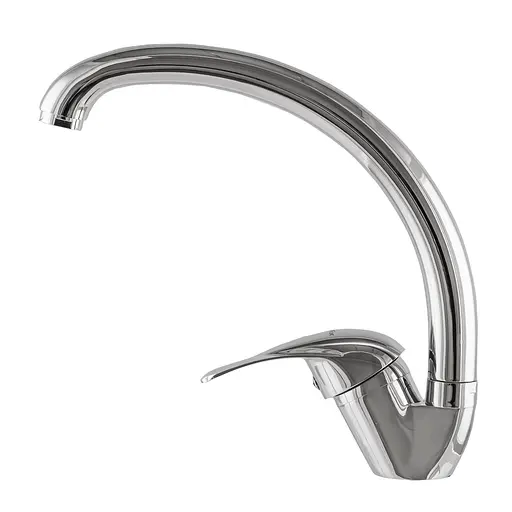 Смеситель для кухни EcoMix E-GEZ-203S-WH Хром - фото 1