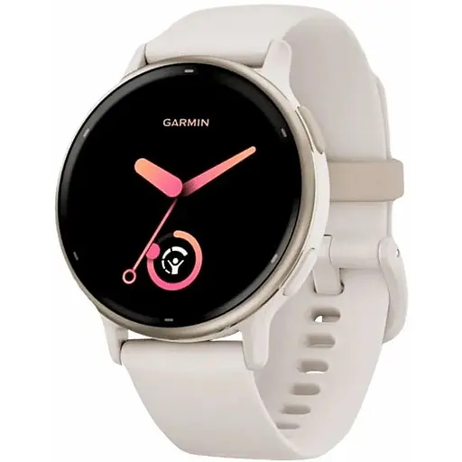 Смарт-годинник Garmin Vivoactive 5 Cream Gold Aluminum Bezel with Ivory Case and Silicone Band (010-02862-11)