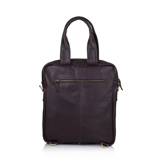 Чоловіча шкіряна сумка TARWA 25.5х7.5х30.5 см sum0026486 - фото 3