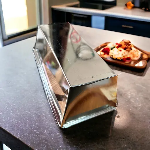 Форма для випікання хліба 25х12х7.5 з харчової жерсті, Kitchette Сірий 84946 - фото 7