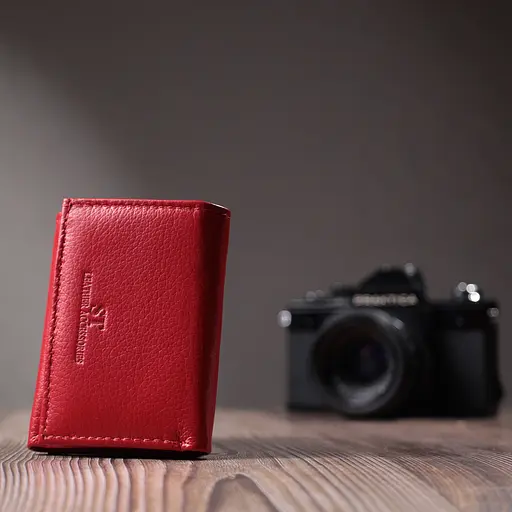 Жіночий шкіряний гаманець ST Leather 9.5х7.5х2 см acs0029449 - фото 9