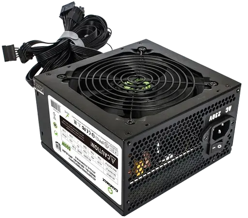 Блок живлення GameMax GM-500 80+ APFC 500W Black (GM-500 80+ APFC Black) - фото 2
