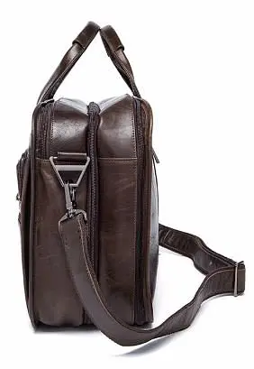 Чоловіча шкіряна сумка Vintage 38х27,5х4,5 см sum0012562 - фото 3