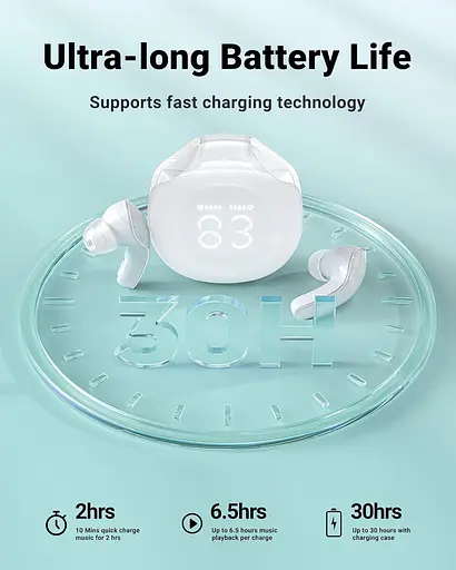 Наушники TWS Acefast T9 porcelain white