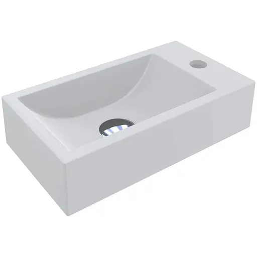 Умивальник Miraggio Faro L mirasoft 0001082, Білий матовий - фото 1