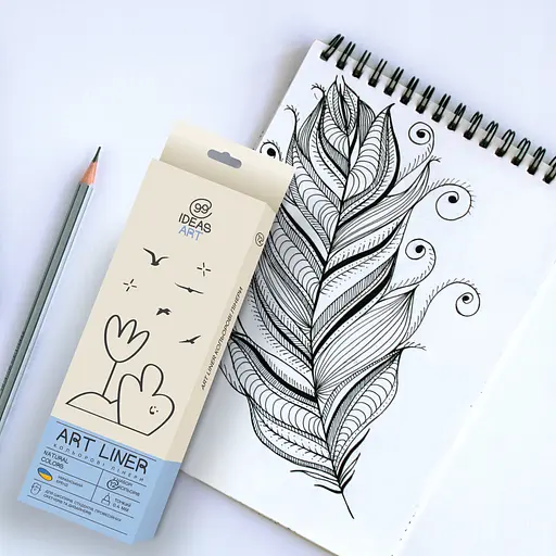 Набір кольорових лінерів, 12 кольорів, 12 set Natural colors, IDEA10-AL12NATR 99IDEAS - фото 3