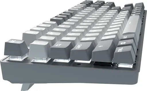 Клавіатура дротова GamePro Genesis Metallic Outemu Red Swithes USB Gray (MK110G) - фото 4