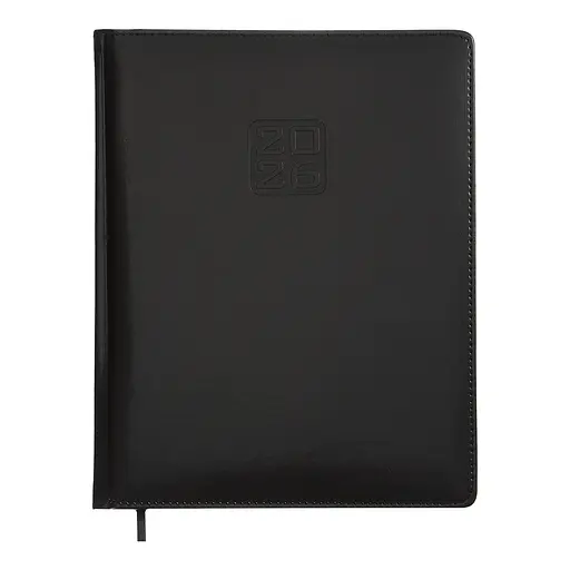 Еженедельник датированный Buromax Bravo 2026 A4 черный (BM.2780-01)