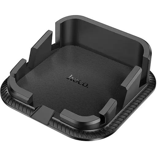 Автотримач для телефона Hoco H39 Cheetah dashboard car holder чорний - фото 1