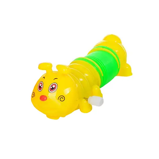 Детская заводная игрушка "Гусеница" Bambi LY2018C(Yellow) с пружинкой - фото 1