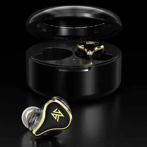 Бездротові навушники Bluetooth KZ SK10 Pro з гібридними випромінювачами чорні - фото 3