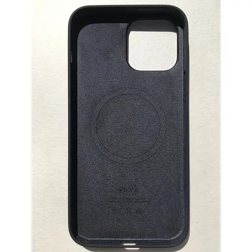Оригинальный силиконовый чехол Apple Silicone Case MagSafe для iPhone 13 Pro Max (6.7") Midnight (MM2U3ZE/A) - фото 7