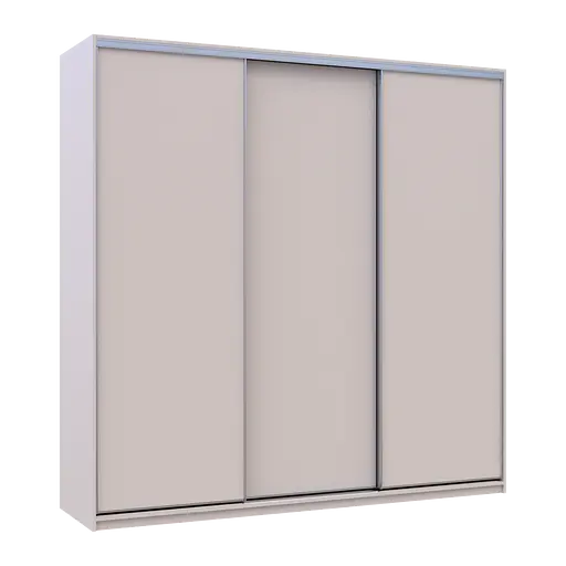 Шафа купе Doros Сіті Лайт Кашемір 3 ДСП 225х60х225 (80736377) - фото 3