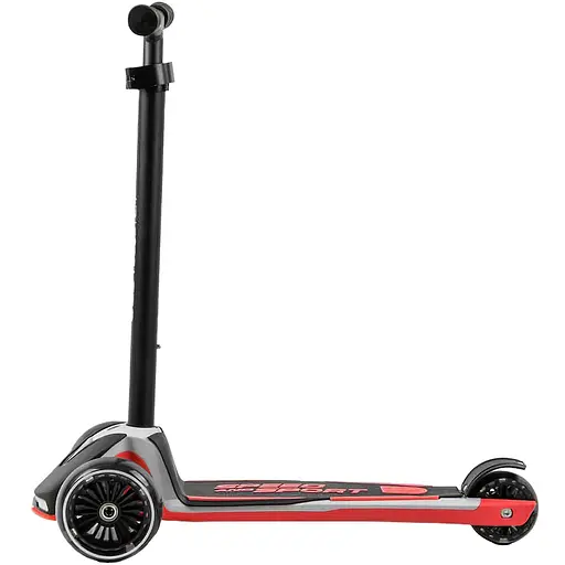 Самокат дитячий Best Scooter 12 Чорно-червоний 000255005 - фото 1