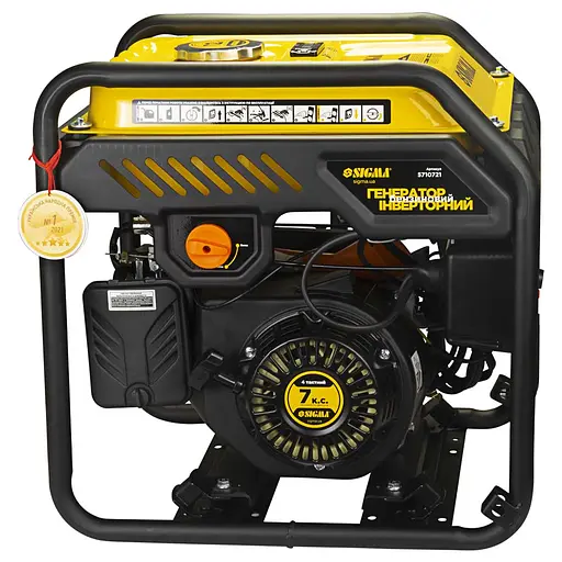 Генератор інверторний SIGMA 2.2/2.5 кВт, однофазний, ручний запуск (5710721) - фото 4