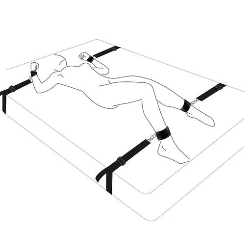 Растяжка на кровать Art of Sex BDSM No pain - No game - фото 2