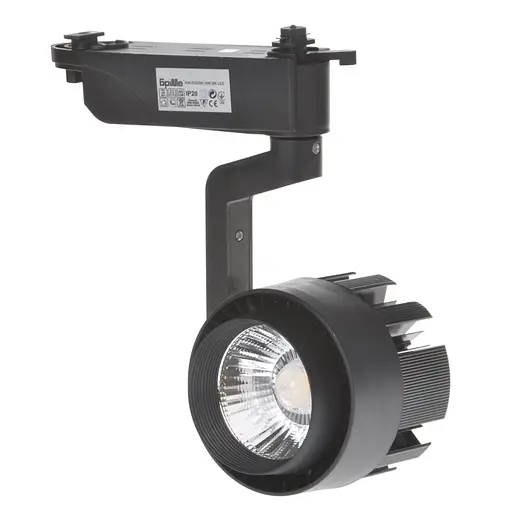 Светильник трековый поворотный LED KW-53/20W WW BK Brille 32-453