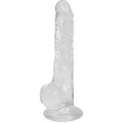 Прозорий фалоімітатор Alive Jelly Dildo Lusty