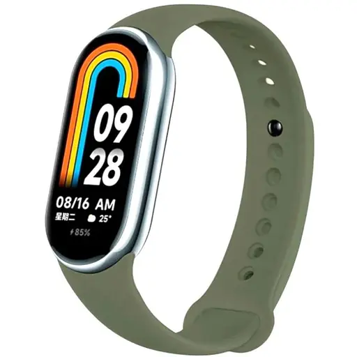 Ремінець для фітнес-браслета Lemfo для Xiaomi Mi Band 8 і 9 хаки