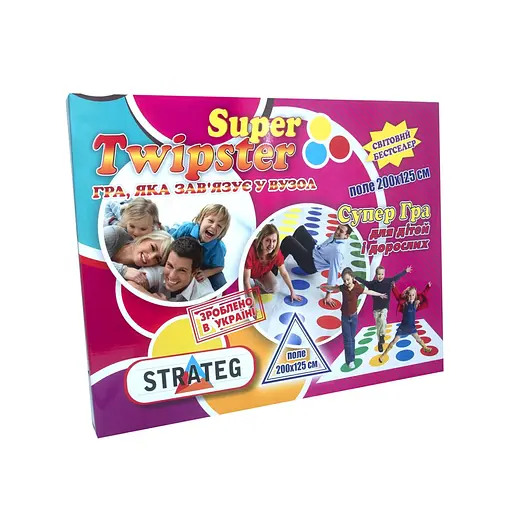 Розважальна гра для компанії "Super Twipster" 11386 поле 200х125 см
