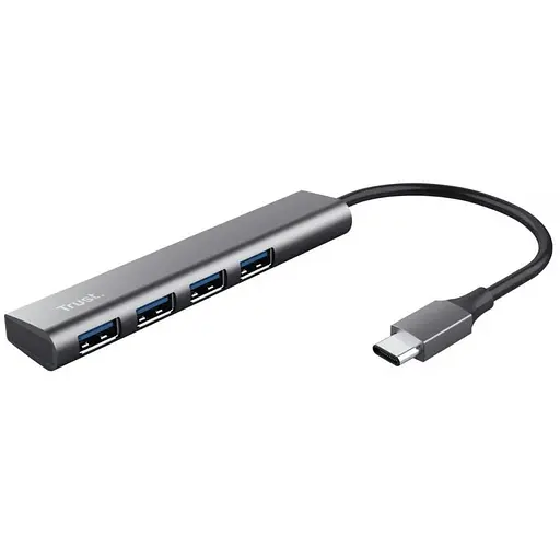 Мультипортовий адаптер Trust Halyx 4-Port USB-C Hub (24948)