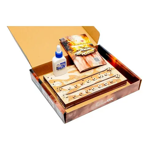 Деревянный 3D конструктор Абрамс PuzzleOk Puz-00939 187 деталей - фото 3