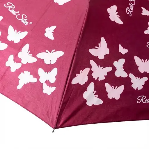 Парасоля Yiwu HP-23-2R напівавтомат складна 97 см червона - фото 9