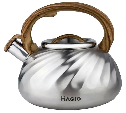 Чайник Magio зі свистком MG-1194 Дерево - фото 1