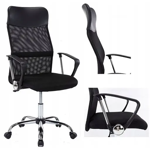 Офісне крісло Kinderkraft Ekspand WF-J05 Black - фото 3