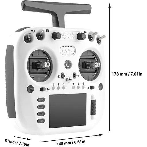 Пульт управления RadioMaster TX15 ELRS M2 White (HP0157.0110-WHT) [151057] - фото 3