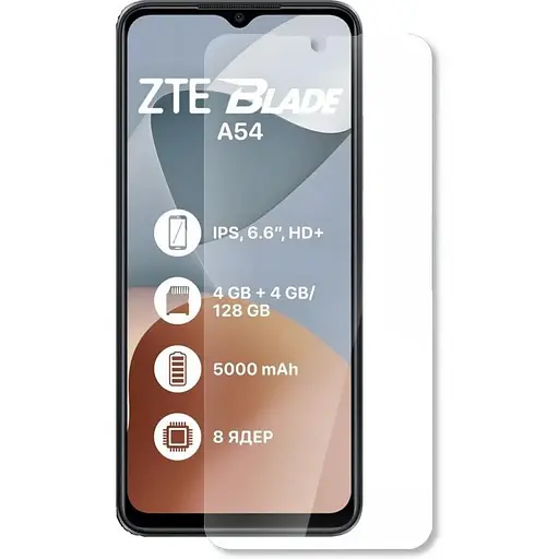 Защитная пленка StatusSKIN для ZTE Blade A54 Экран Глянцевая Lite - фото 1